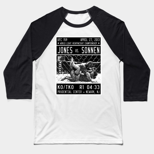 Broken Toe KO Baseball T-Shirt by SavageRootsMMA